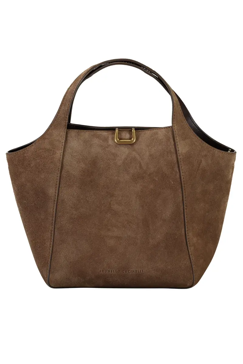 Brunello Cucinelli Sartorial Small Bucket Bag | Image 1 Brunello Cucinelli Sartorial Small Bucket Bag | Image 1