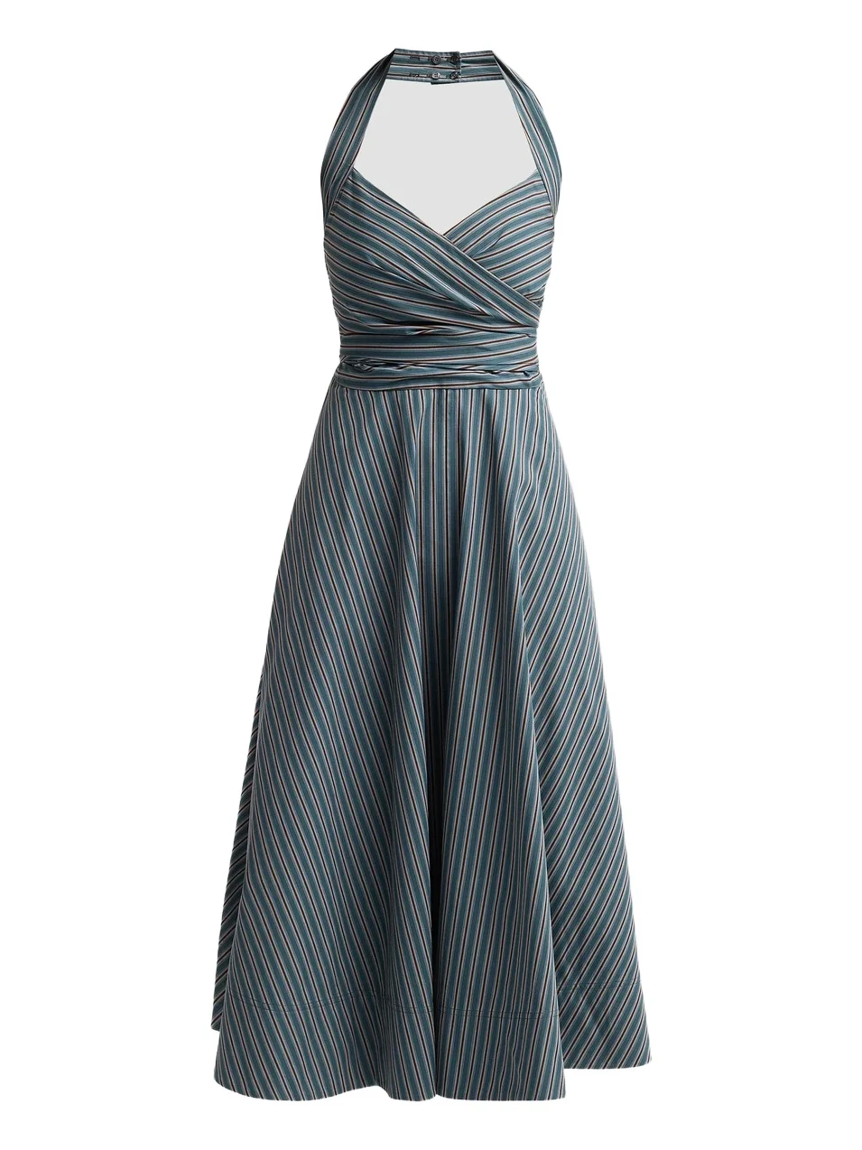 A. L.C. Women's Magnolia Striped Cotton A-Line Midi Dress A. L.C. Women's Magnolia Striped Cotton A-Line Midi Dress
