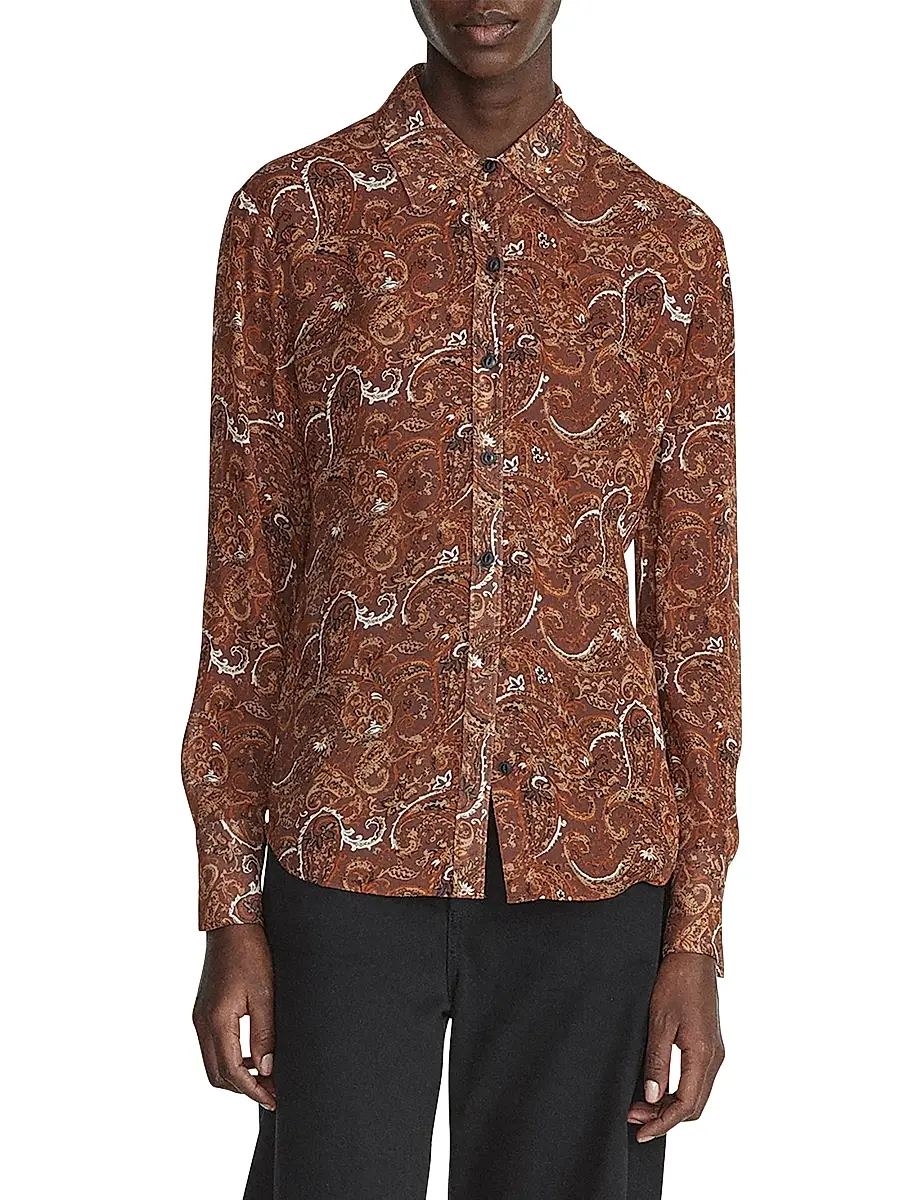 rag & bone Women's Antonia Paisley Shirt | Thumbnail 3 rag & bone Women's Antonia Paisley Shirt | Thumbnail 3