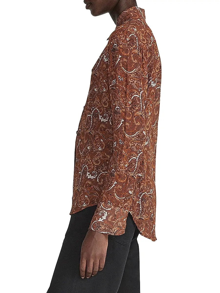 rag & bone Women's Antonia Paisley Shirt | Thumbnail 4 rag & bone Women's Antonia Paisley Shirt | Thumbnail 4