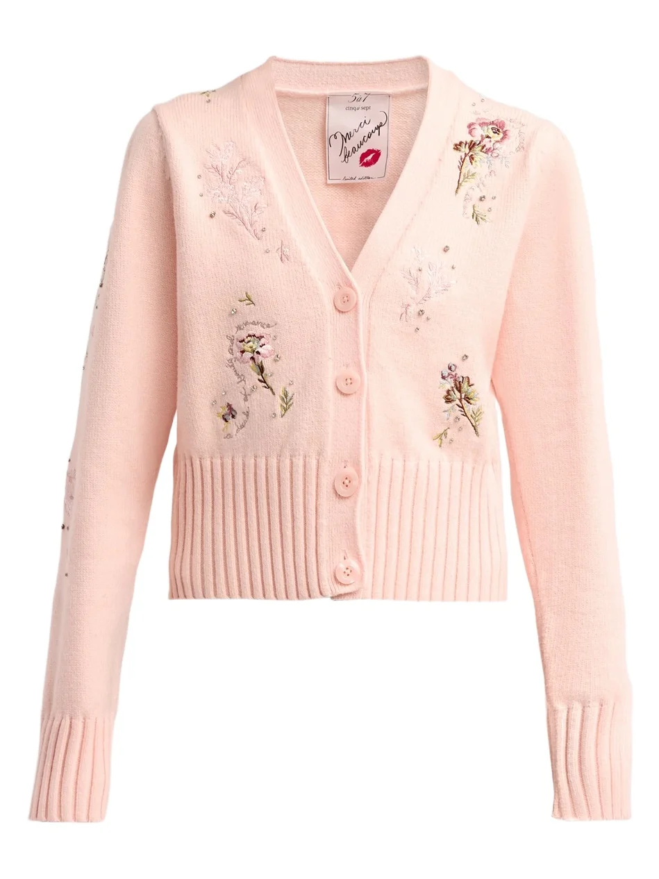 Cinq à Sept Women's Love Letter Floral Cardigan