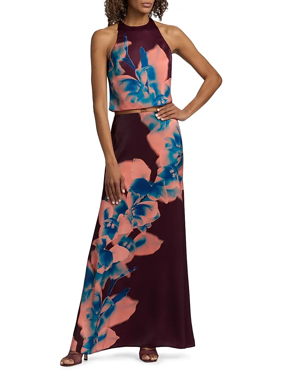 Misa Los Angeles Women's Jazz Floral Maxi Skirt | Thumbnail 2