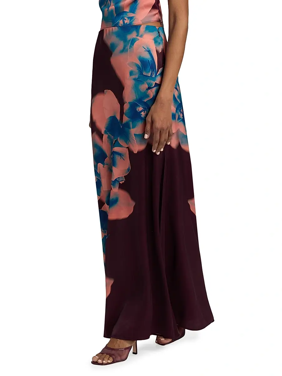 Misa Los Angeles Women's Jazz Floral Maxi Skirt | Thumbnail 4
