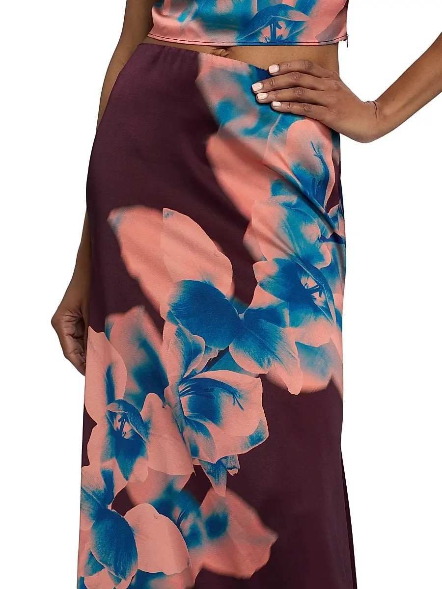 Misa Los Angeles Women's Jazz Floral Maxi Skirt | Thumbnail 6