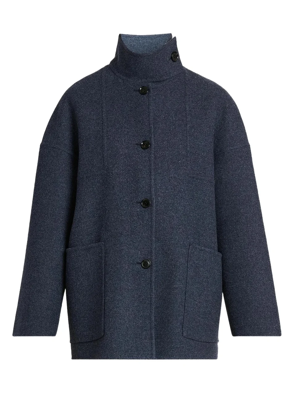 Women's Seamed Wool-Cashmere Coat Women's Seamed Wool-Cashmere Coat