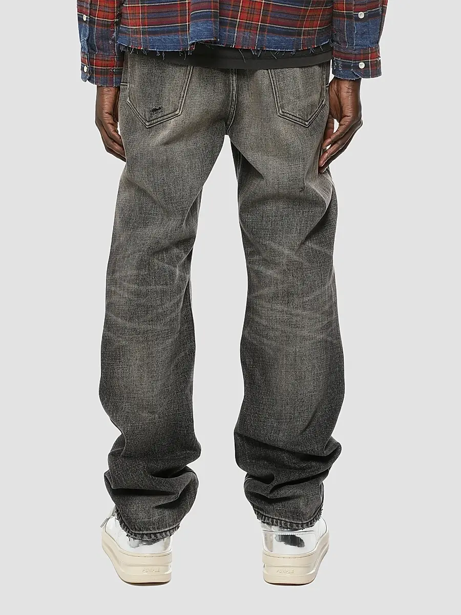 Purple Brand Men's Rip & Repair Straight Jeans | Thumbnail 2 Purple Brand Men's Rip & Repair Straight Jeans | Thumbnail 2