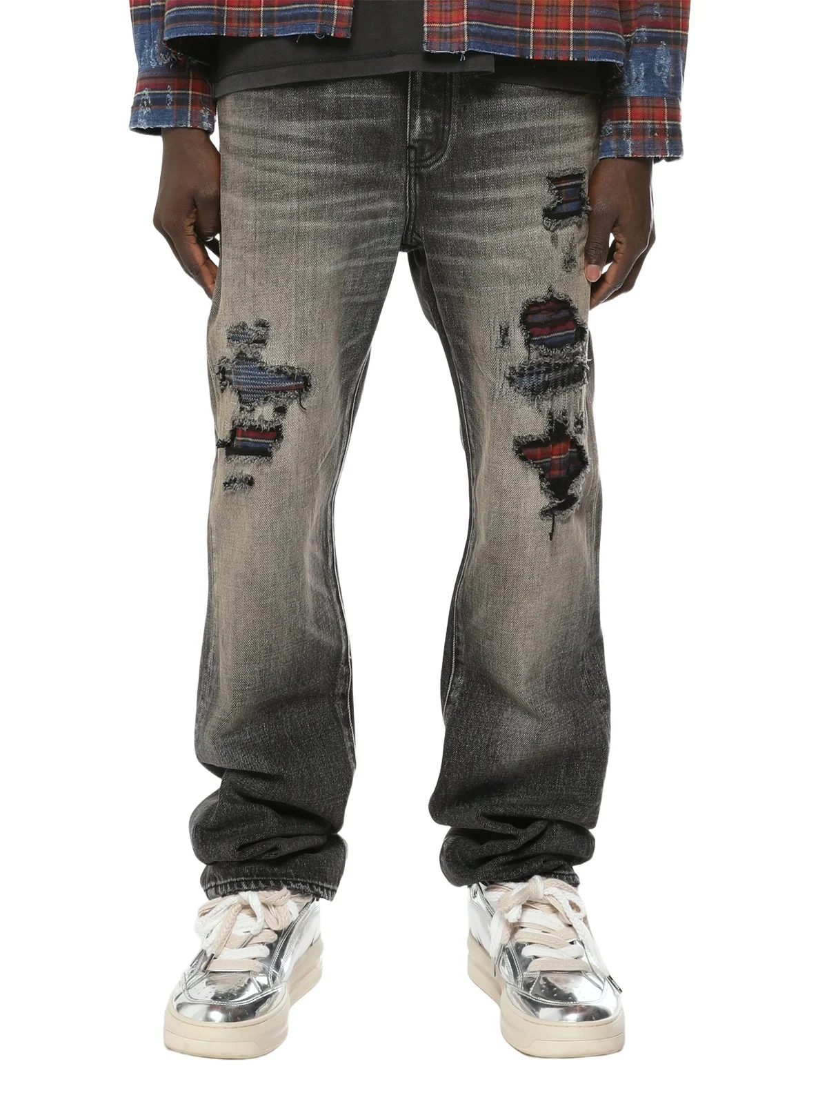 Men's Rip & Repair Straight Jeans Men's Rip & Repair Straight Jeans