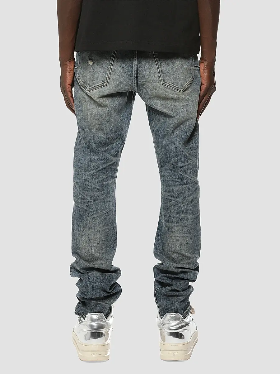 Purple Brand Men's Whiskered Straight-Leg Jeans | Thumbnail 2 Purple Brand Men's Whiskered Straight-Leg Jeans | Thumbnail 2