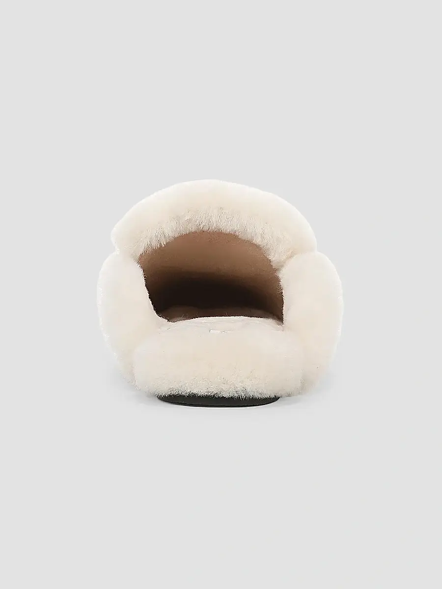 Favorite Daughter Women's Yvette Fur-Lined Suede Mules | Thumbnail 3