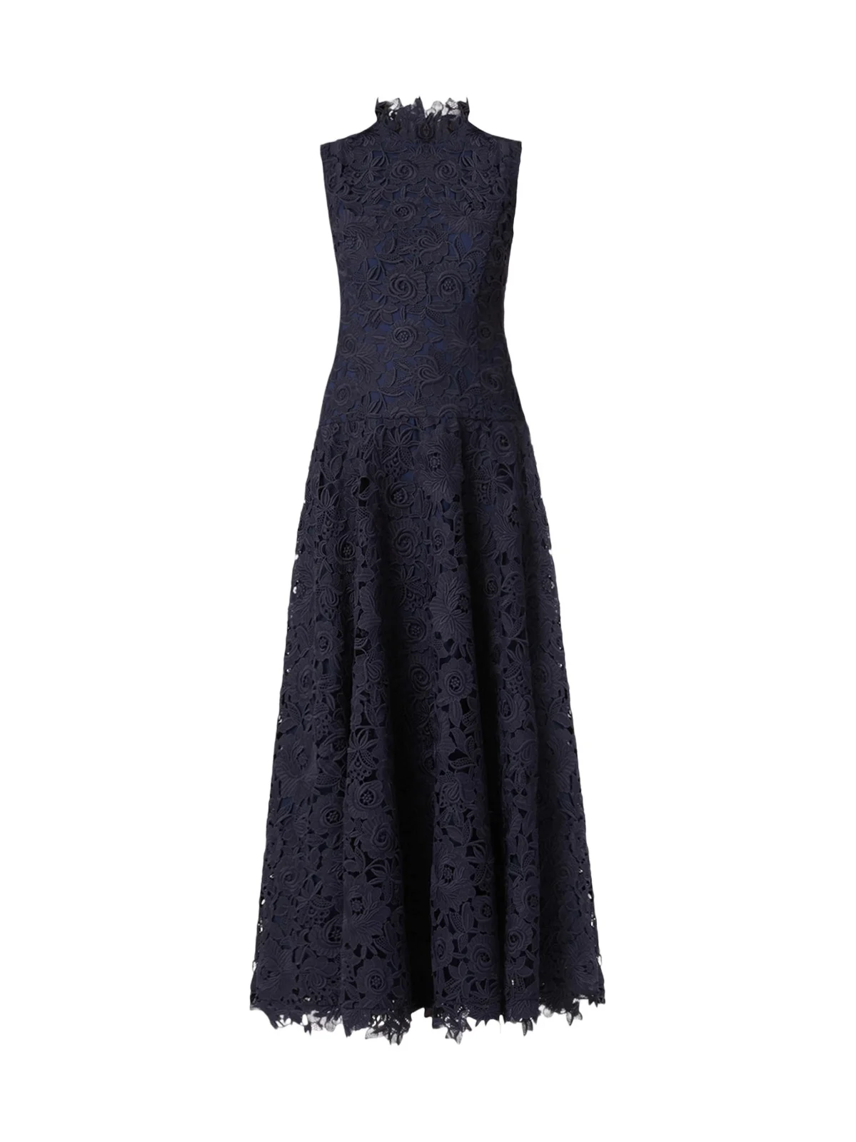 Women's Tory Lace Mock Turtleneck Midi Dress Women's Tory Lace Mock Turtleneck Midi Dress