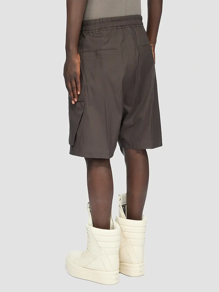 Rick Owens Men's Cargobela Drawstring Shorts | Thumbnail 3 Rick Owens Men's Cargobela Drawstring Shorts | Thumbnail 3