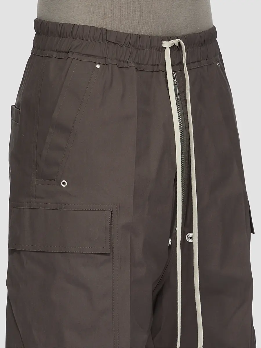Rick Owens Men's Cargobela Drawstring Shorts | Thumbnail 4 Rick Owens Men's Cargobela Drawstring Shorts | Thumbnail 4