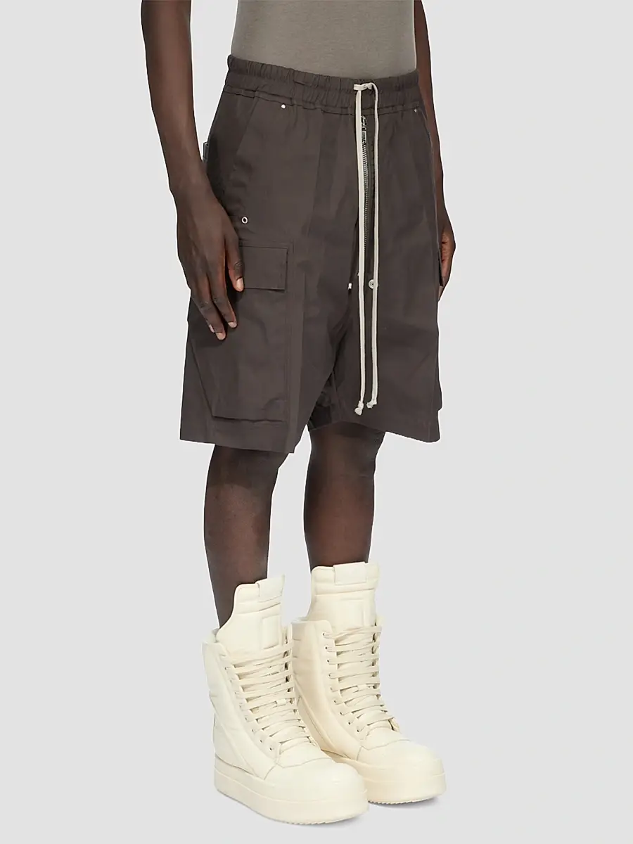 Rick Owens Men's Cargobela Drawstring Shorts | Thumbnail 7 Rick Owens Men's Cargobela Drawstring Shorts | Thumbnail 7