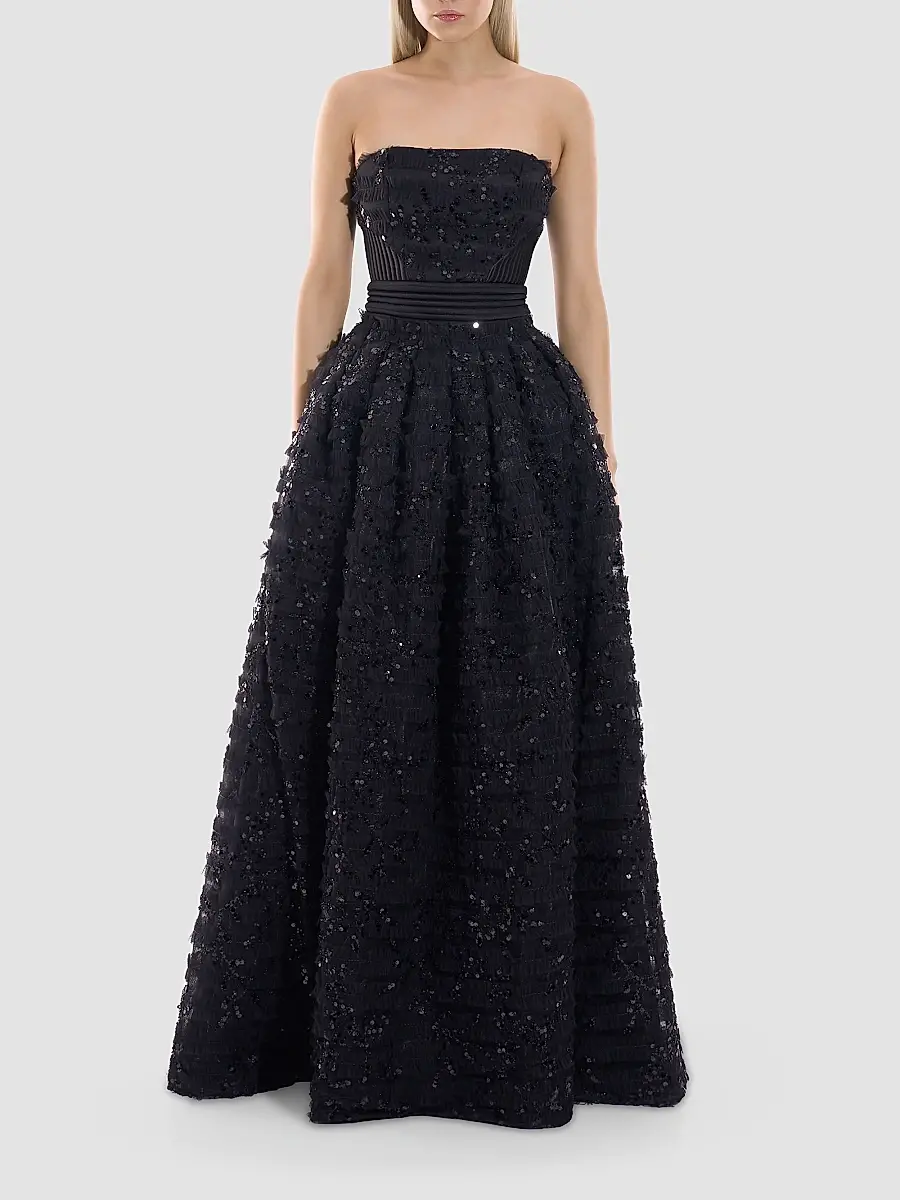 Zhivago Women's Doll Sequined A-Line Gown | Thumbnail 2