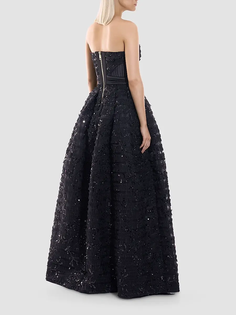Zhivago Women's Doll Sequined A-Line Gown | Thumbnail 3