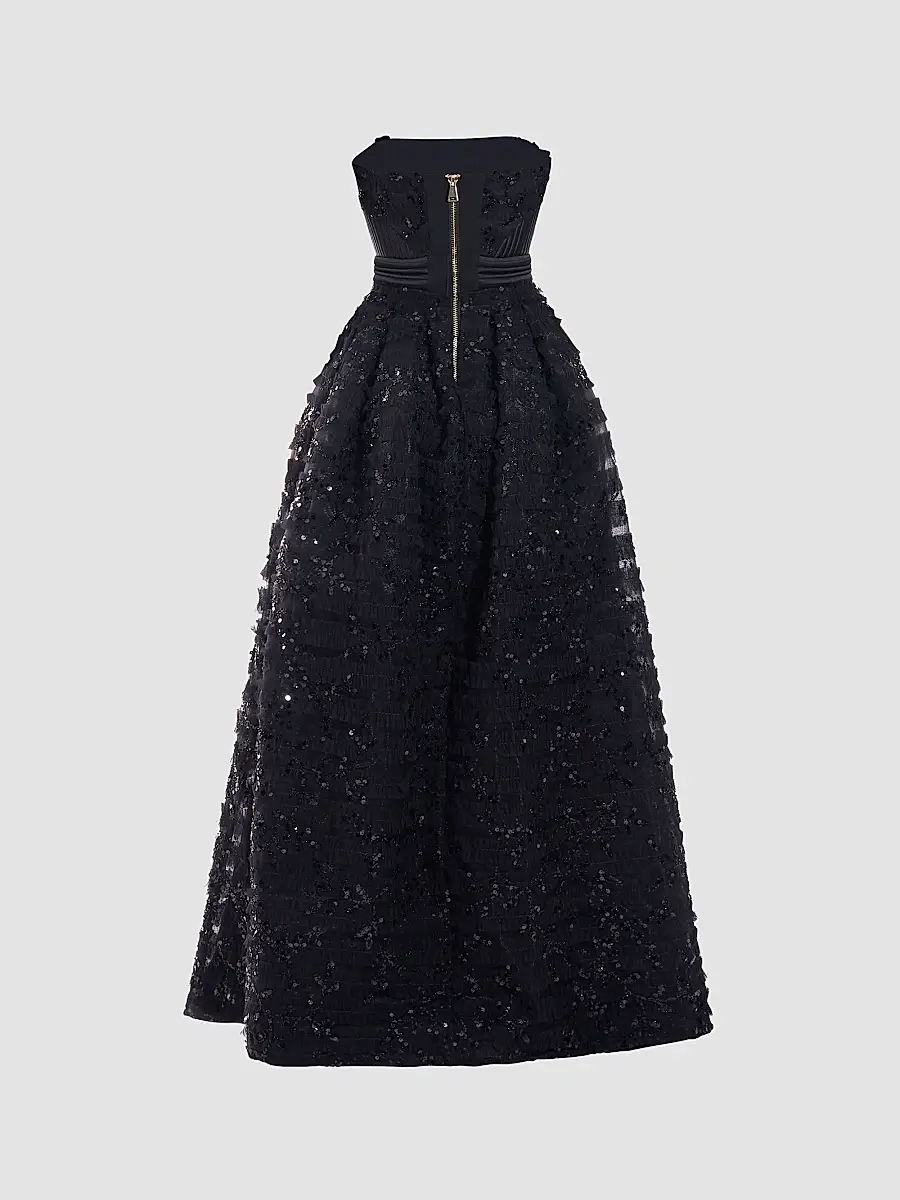 Zhivago Women's Doll Sequined A-Line Gown | Thumbnail 5