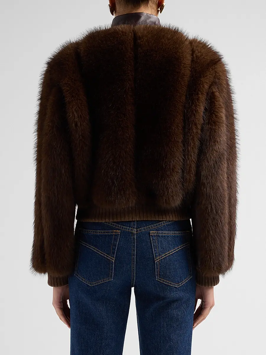 Zimmermann Women's Valiant Faux Fur Jacket | Thumbnail 3 Zimmermann Women's Valiant Faux Fur Jacket | Thumbnail 3