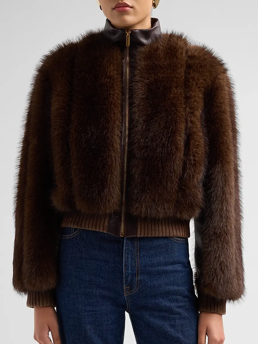 Zimmermann Women's Valiant Faux Fur Jacket | Thumbnail 5 Zimmermann Women's Valiant Faux Fur Jacket | Thumbnail 5