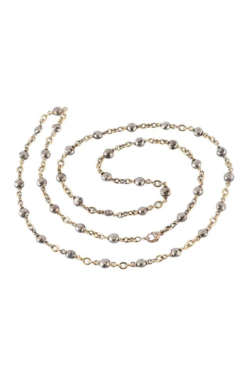 Hematite Beaded Necklace