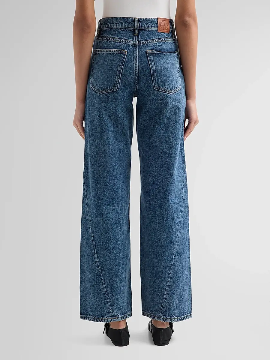 Anine Bing Women's Brie Wide-Leg Jeans | Thumbnail 3 Anine Bing Women's Brie Wide-Leg Jeans | Thumbnail 3