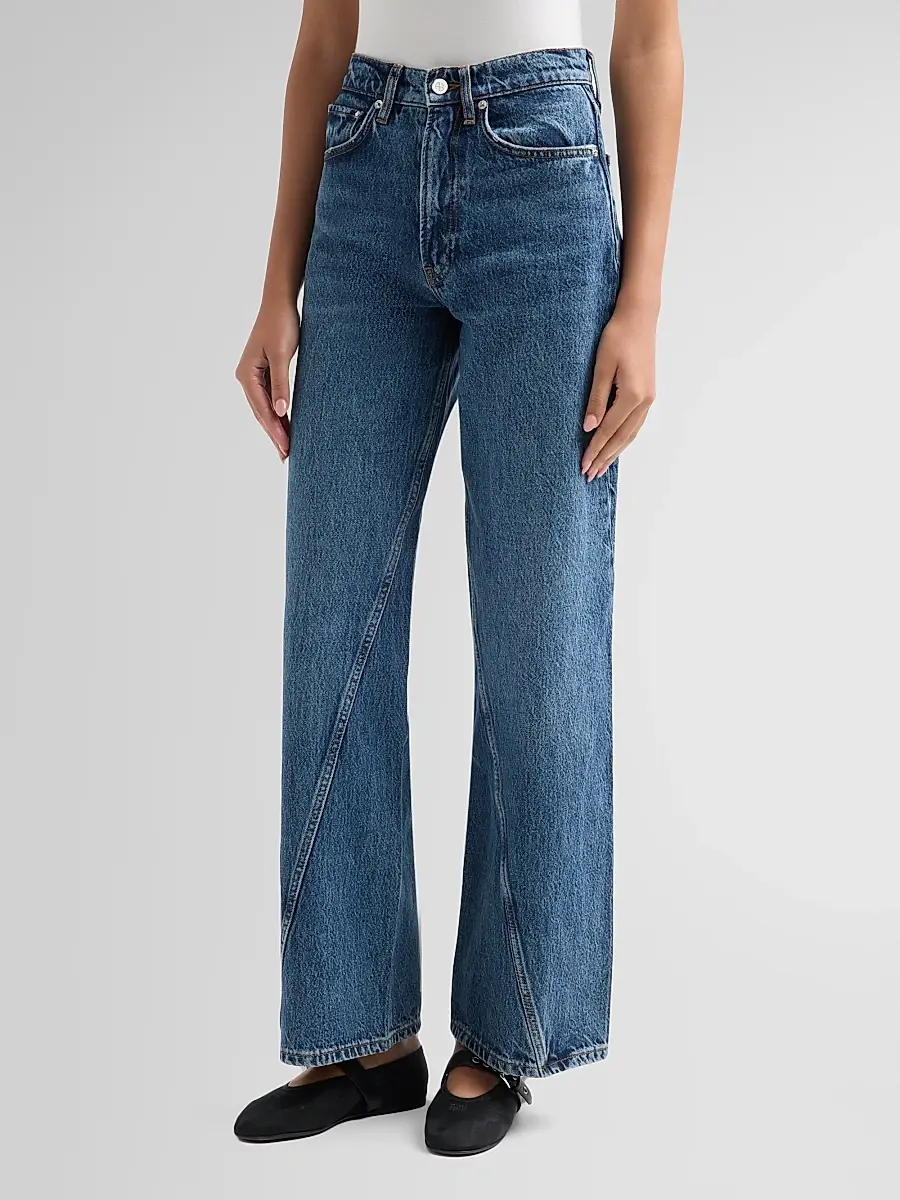 Anine Bing Women's Brie Wide-Leg Jeans | Thumbnail 4 Anine Bing Women's Brie Wide-Leg Jeans | Thumbnail 4