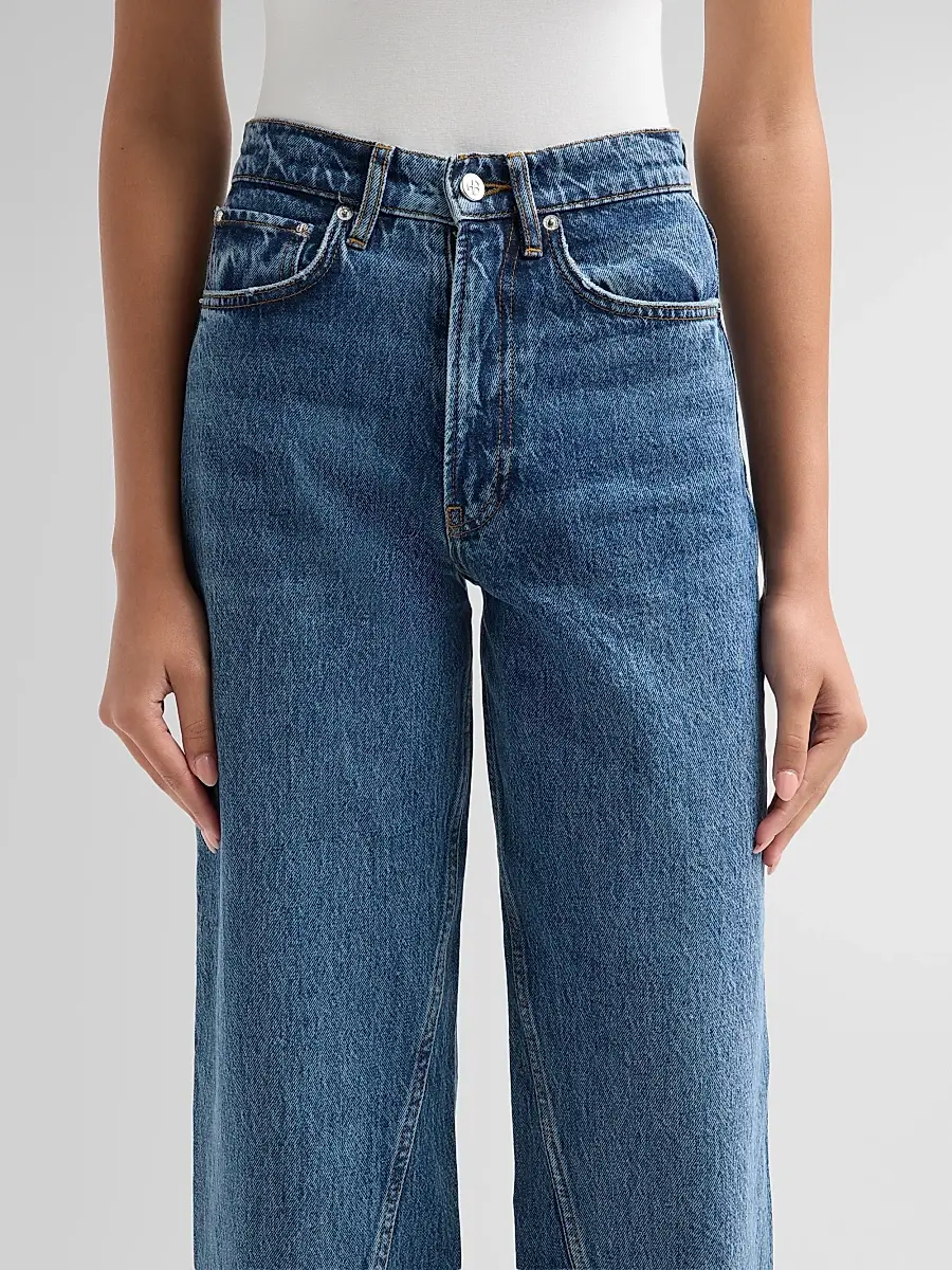 Anine Bing Women's Brie Wide-Leg Jeans | Thumbnail 5 Anine Bing Women's Brie Wide-Leg Jeans | Thumbnail 5