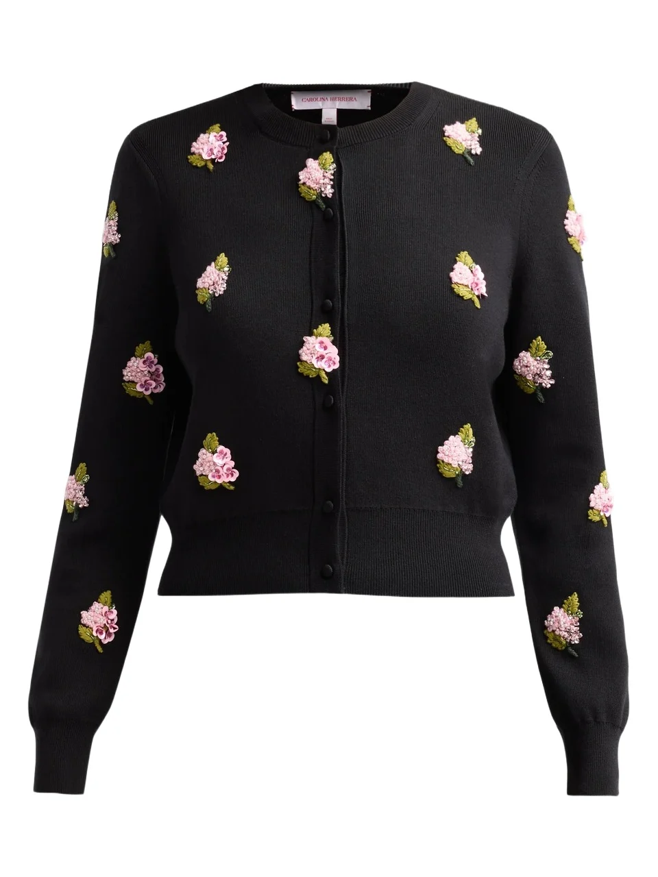 Women's Floral-Embroidered Silk-Cotton Cardigan Women's Floral-Embroidered Silk-Cotton Cardigan