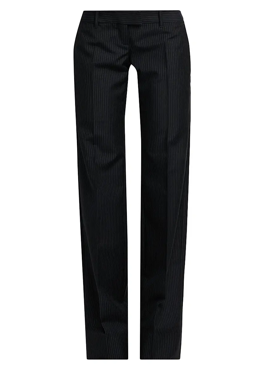 Alexander McQueen Women's Wool Crop Trousers