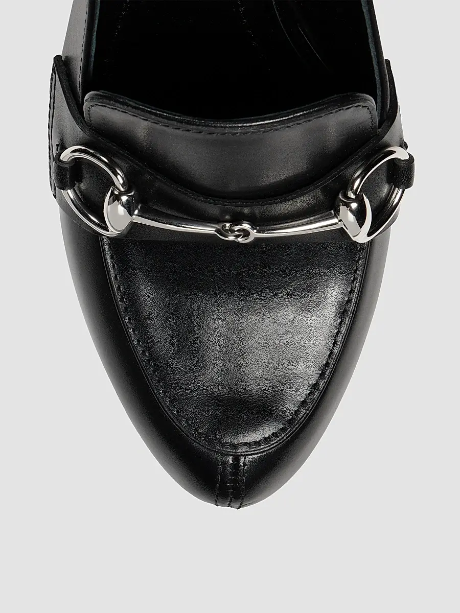 Gucci Women's Fame 85MM Leather Platform Slingback Pumps | Thumbnail 4 Gucci Women's Fame 85MM Leather Platform Slingback Pumps | Thumbnail 4