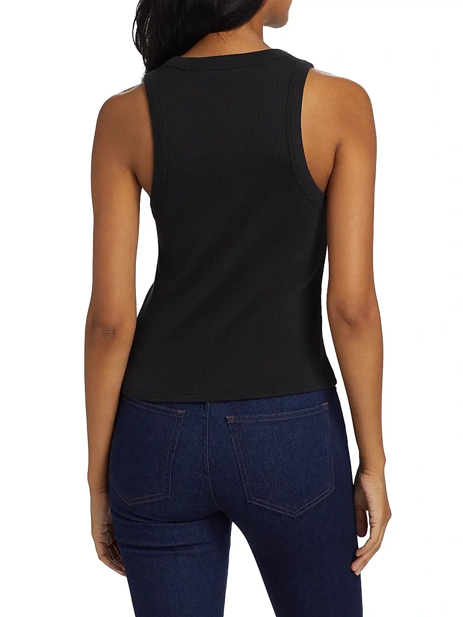 Veronica Beard Women's Jordyn Cotton-Blend Crop Tank | Thumbnail 5 Veronica Beard Women's Jordyn Cotton-Blend Crop Tank | Thumbnail 5