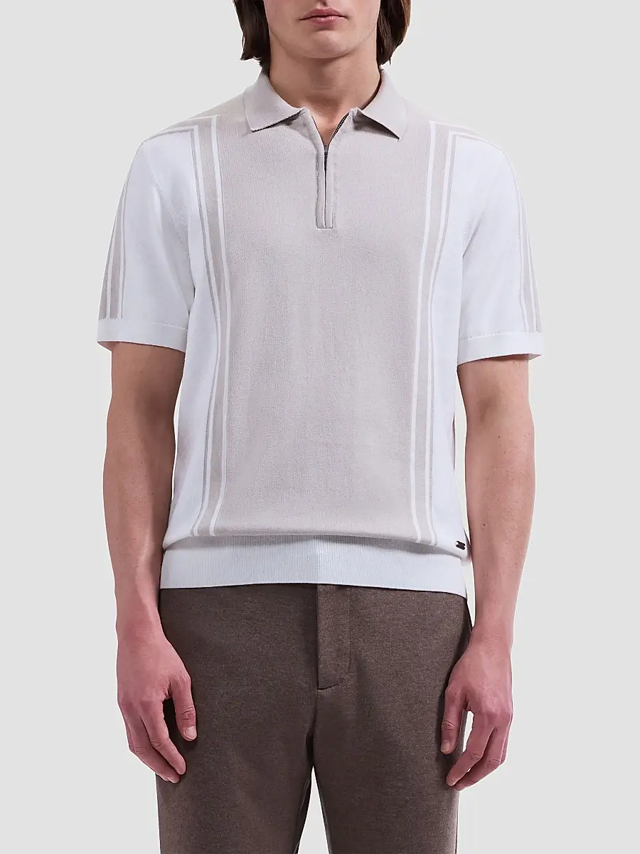 Bugatchi Men's Quarter-Zip Polo Sweater | Thumbnail 4 Bugatchi Men's Quarter-Zip Polo Sweater | Thumbnail 4
