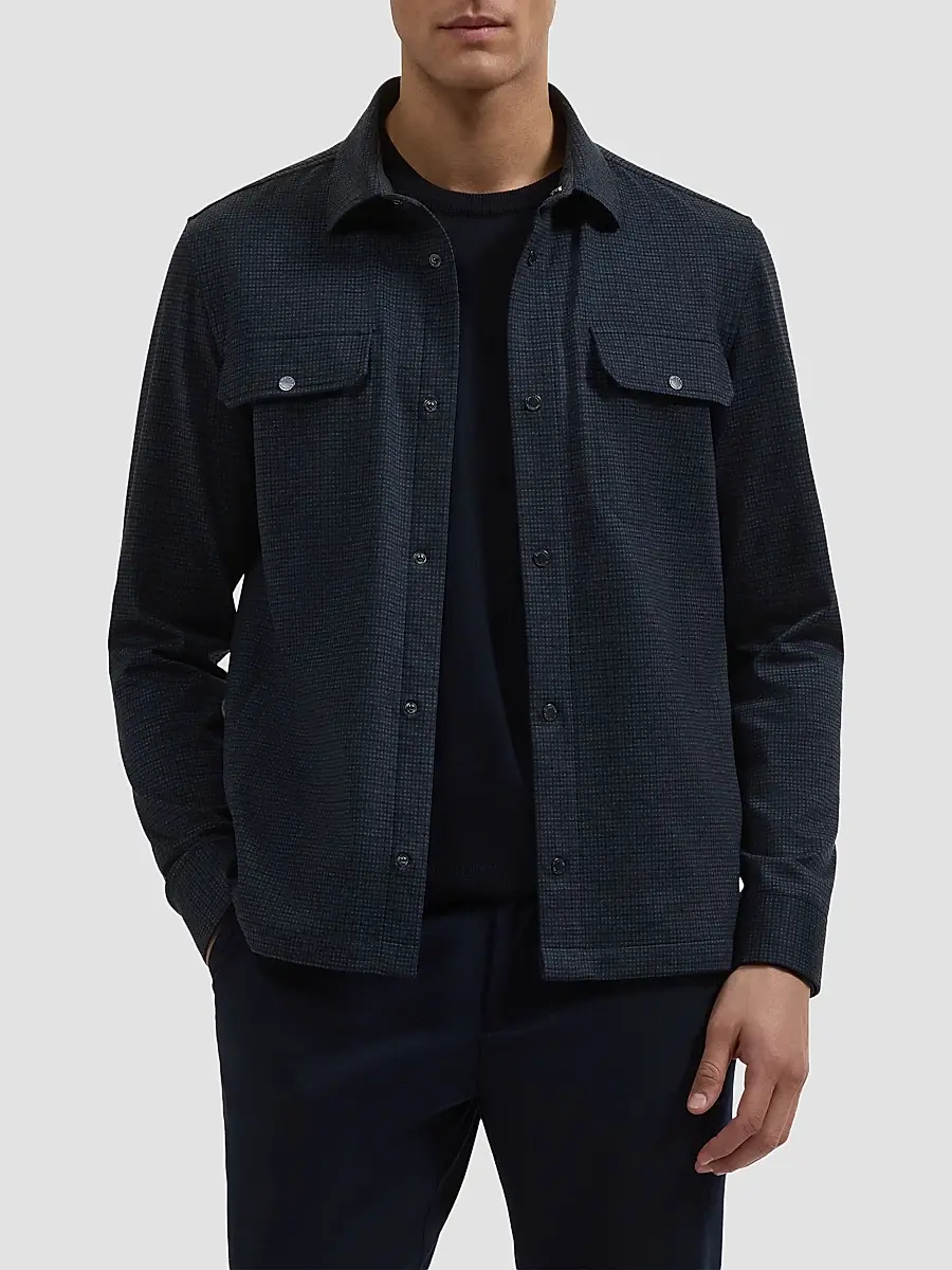 Bugatchi Men's Button-Front Knit Shirt Jacket | Thumbnail 4