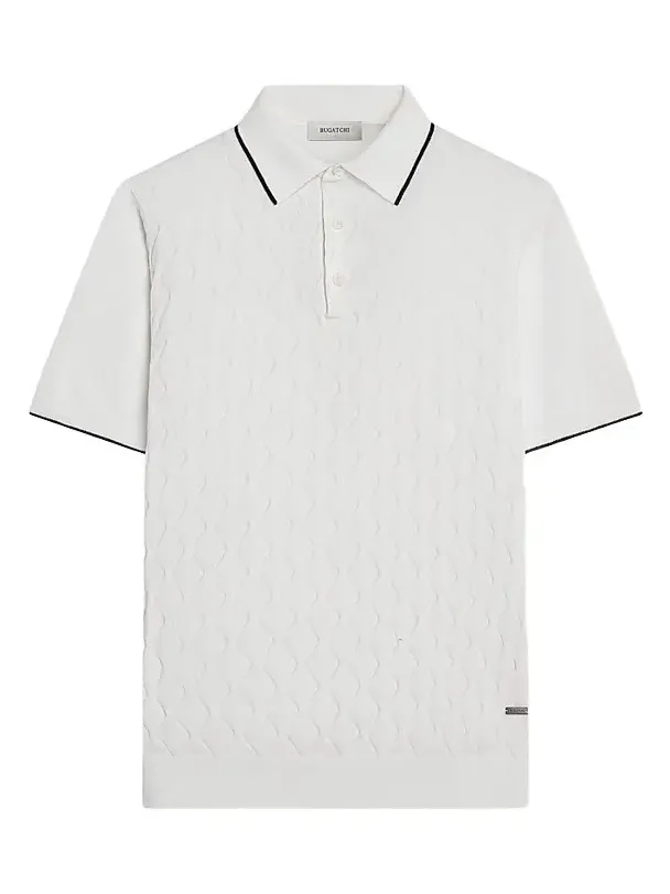 Bugatchi Men's Argyle-Stitched Polo Sweater