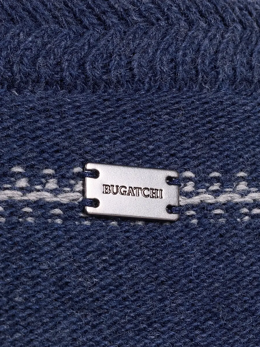 Bugatchi Men's Plaid Wool-Cotton Crewneck Sweater | Thumbnail 6