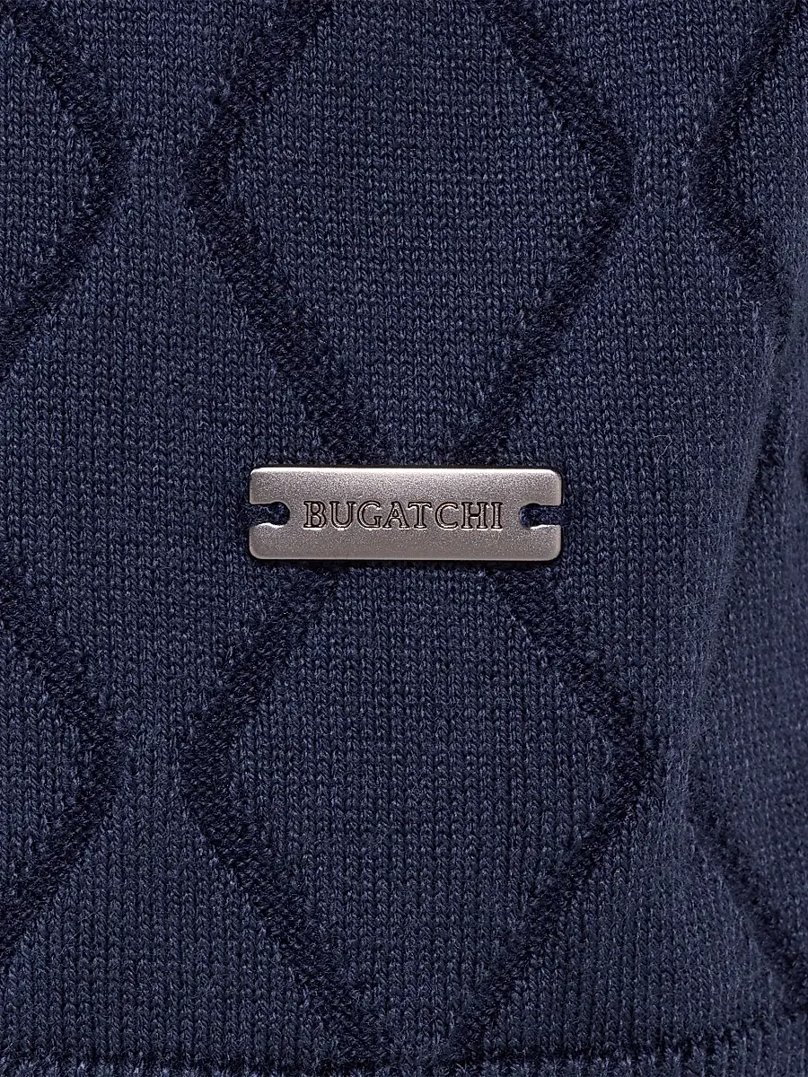 Bugatchi Men's Argyle-Stitched Polo Sweater | Thumbnail 6 Bugatchi Men's Argyle-Stitched Polo Sweater | Thumbnail 6