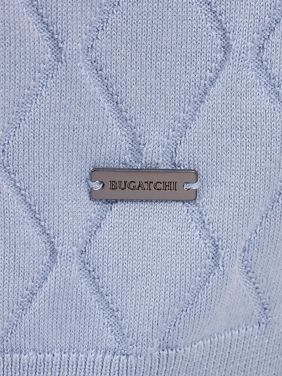 Bugatchi Men's Argyle-Stitched Polo Sweater | Thumbnail 6 Bugatchi Men's Argyle-Stitched Polo Sweater | Thumbnail 6