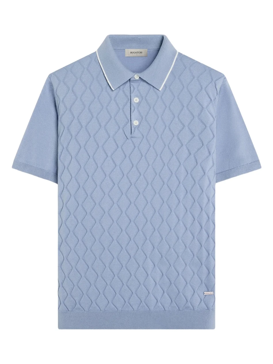 Bugatchi Men's Argyle-Stitched Polo Sweater | Thumbnail 1 Bugatchi Men's Argyle-Stitched Polo Sweater | Thumbnail 1