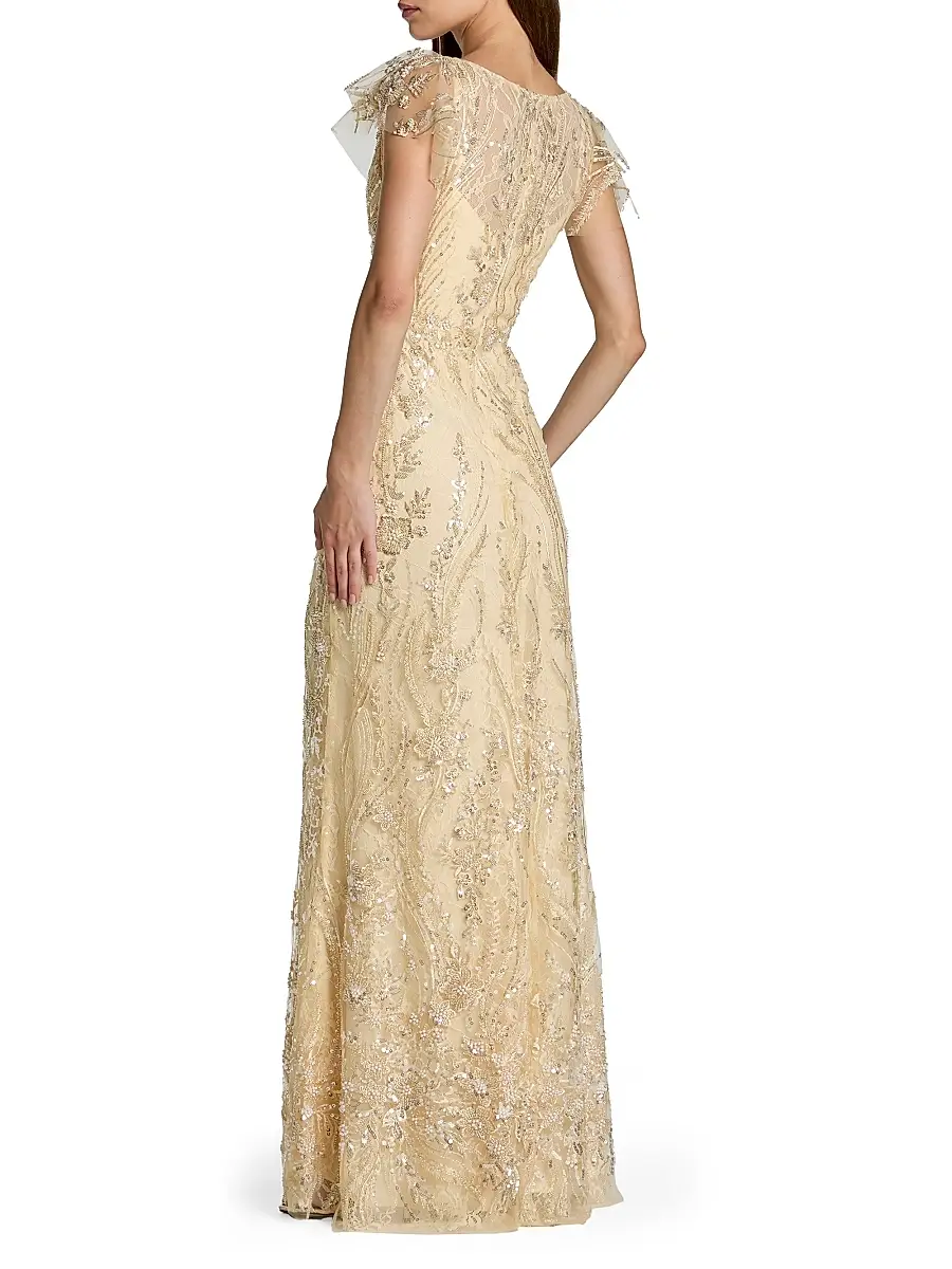 Mac Duggal Women's Embroidered Sequined Gown | Thumbnail 2 Mac Duggal Women's Embroidered Sequined Gown | Thumbnail 2