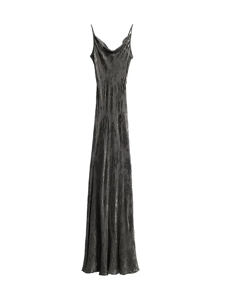 L'Agence Women's Christine Sheer Floral Burnout Maxi Dress