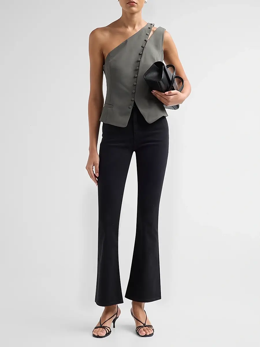 L'Agence Women's Zinnia One-Shoulder Vest | Thumbnail 2