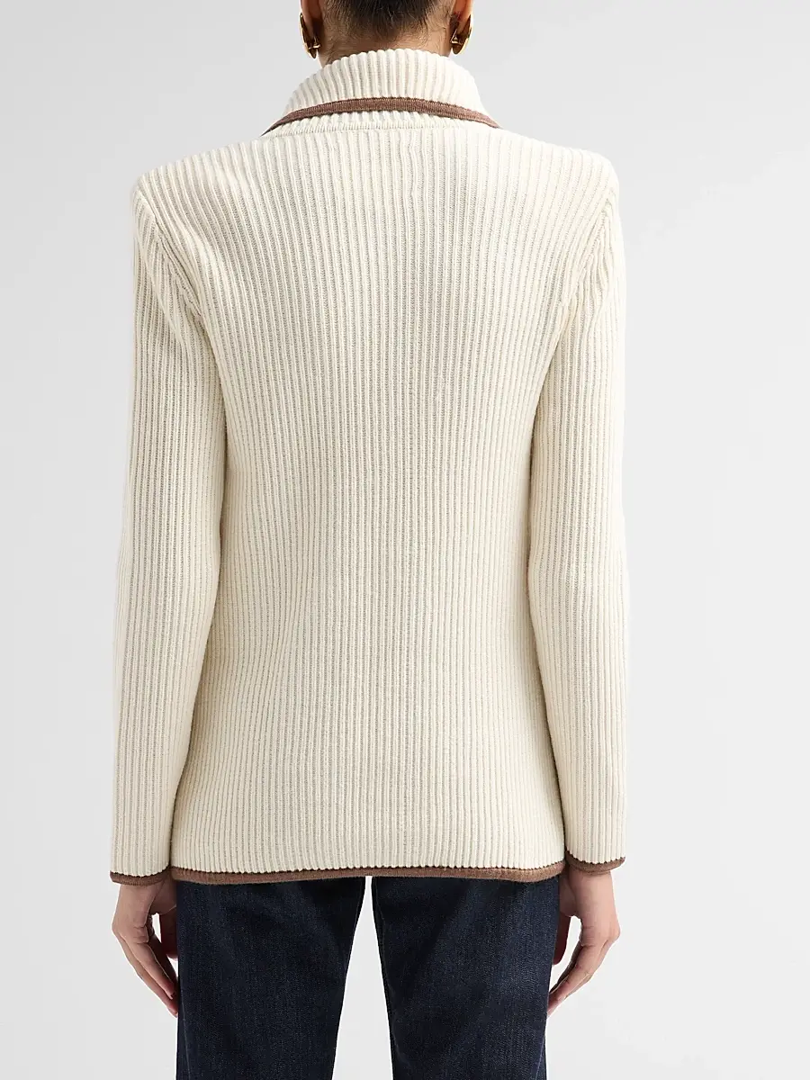 L'Agence Women's Ranch Knit Blazer | Thumbnail 3 L'Agence Women's Ranch Knit Blazer | Thumbnail 3