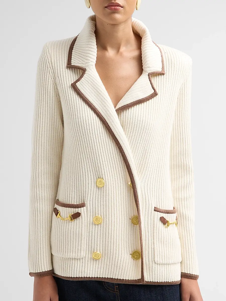 L'Agence Women's Ranch Knit Blazer | Thumbnail 5 L'Agence Women's Ranch Knit Blazer | Thumbnail 5