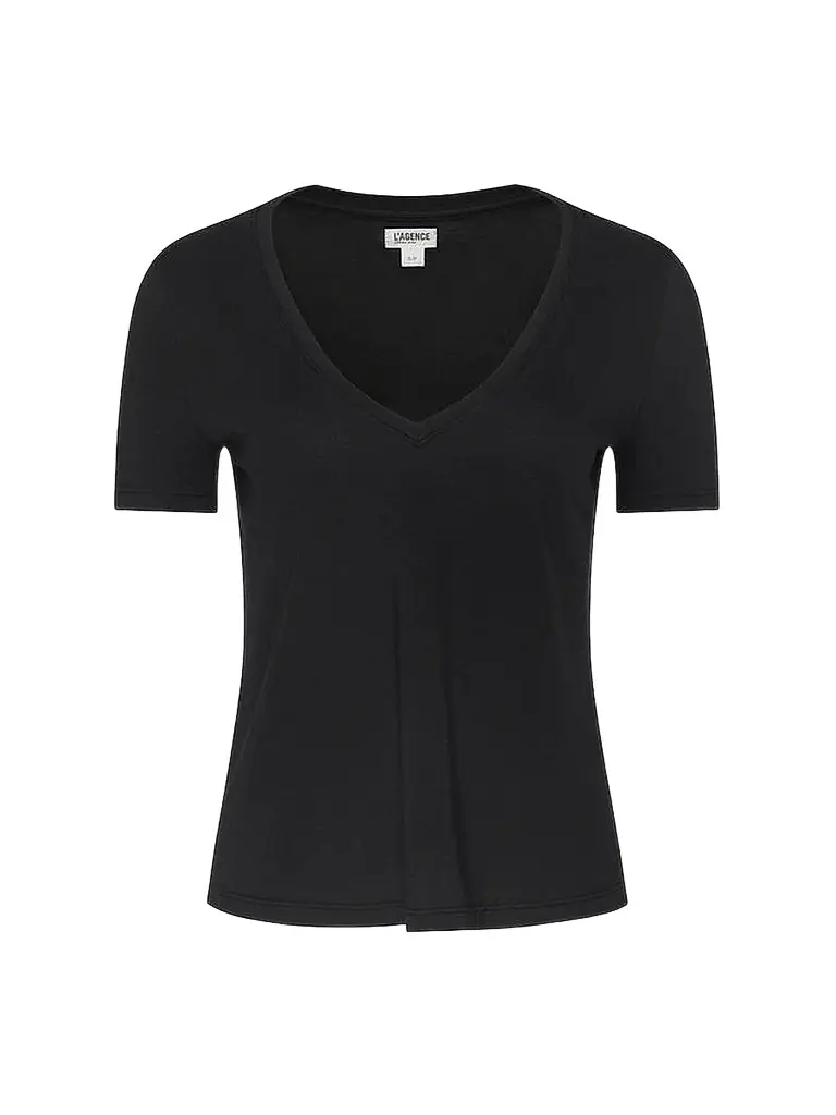 L'Agence Women's Brianna V-Neck Relaxed T-Shirt