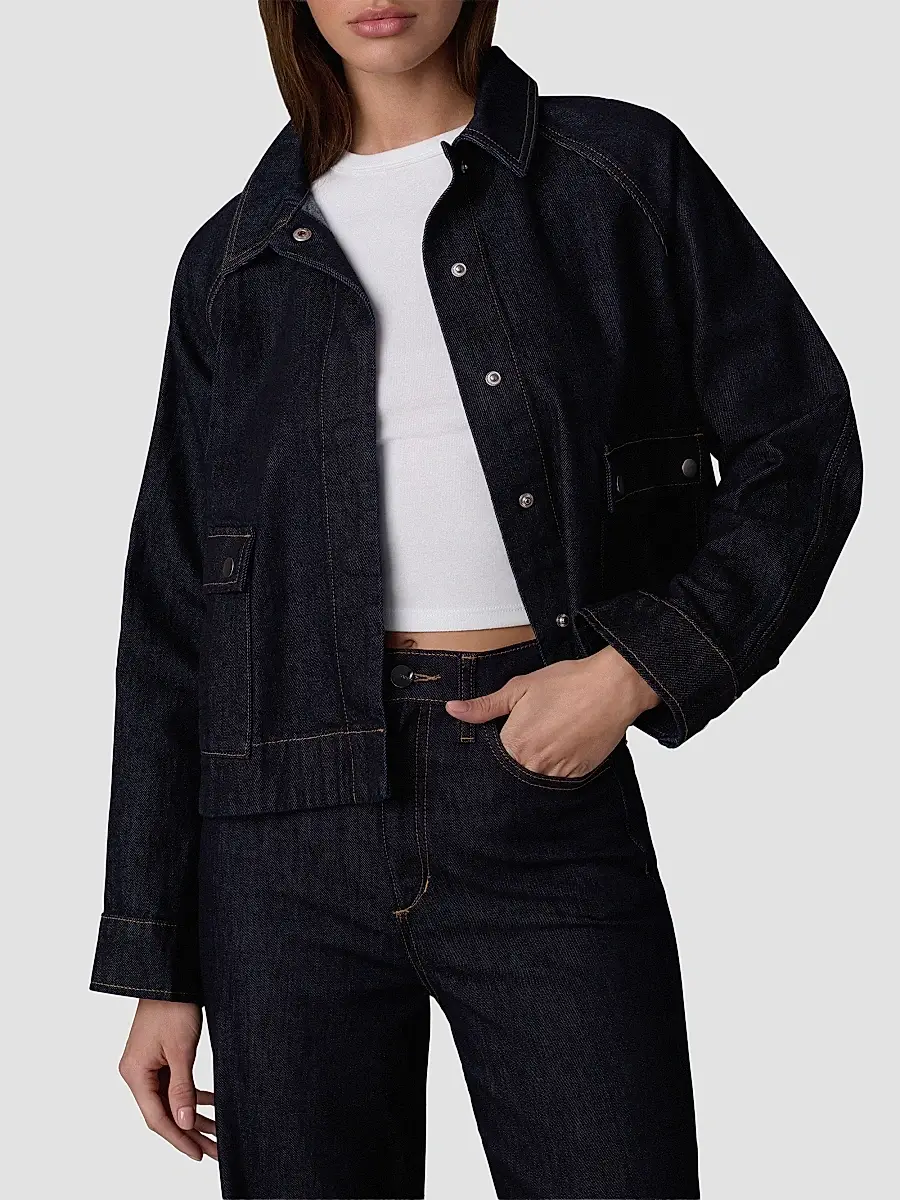 Joe's Jeans Women's The Patch Pocket Swing Jacket | Thumbnail 6 Joe's Jeans Women's The Patch Pocket Swing Jacket | Thumbnail 6