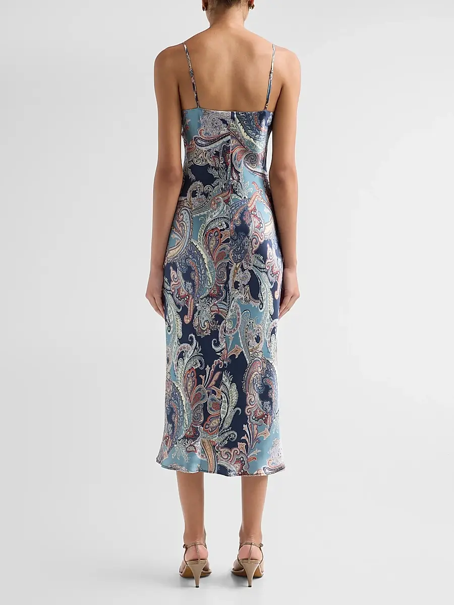 L'Agence Women's Seridie Silk Midi Slipdress | Thumbnail 3 L'Agence Women's Seridie Silk Midi Slipdress | Thumbnail 3