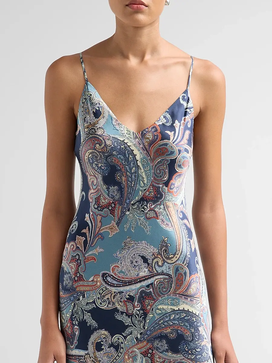 L'Agence Women's Seridie Silk Midi Slipdress | Thumbnail 5 L'Agence Women's Seridie Silk Midi Slipdress | Thumbnail 5