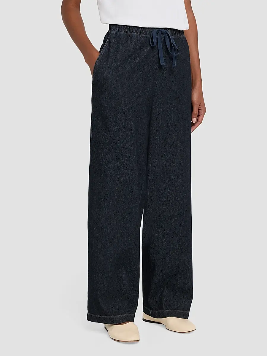 Eileen Fisher Women's Stretch Knit Wide-Leg Pants | Thumbnail 4 Eileen Fisher Women's Stretch Knit Wide-Leg Pants | Thumbnail 4