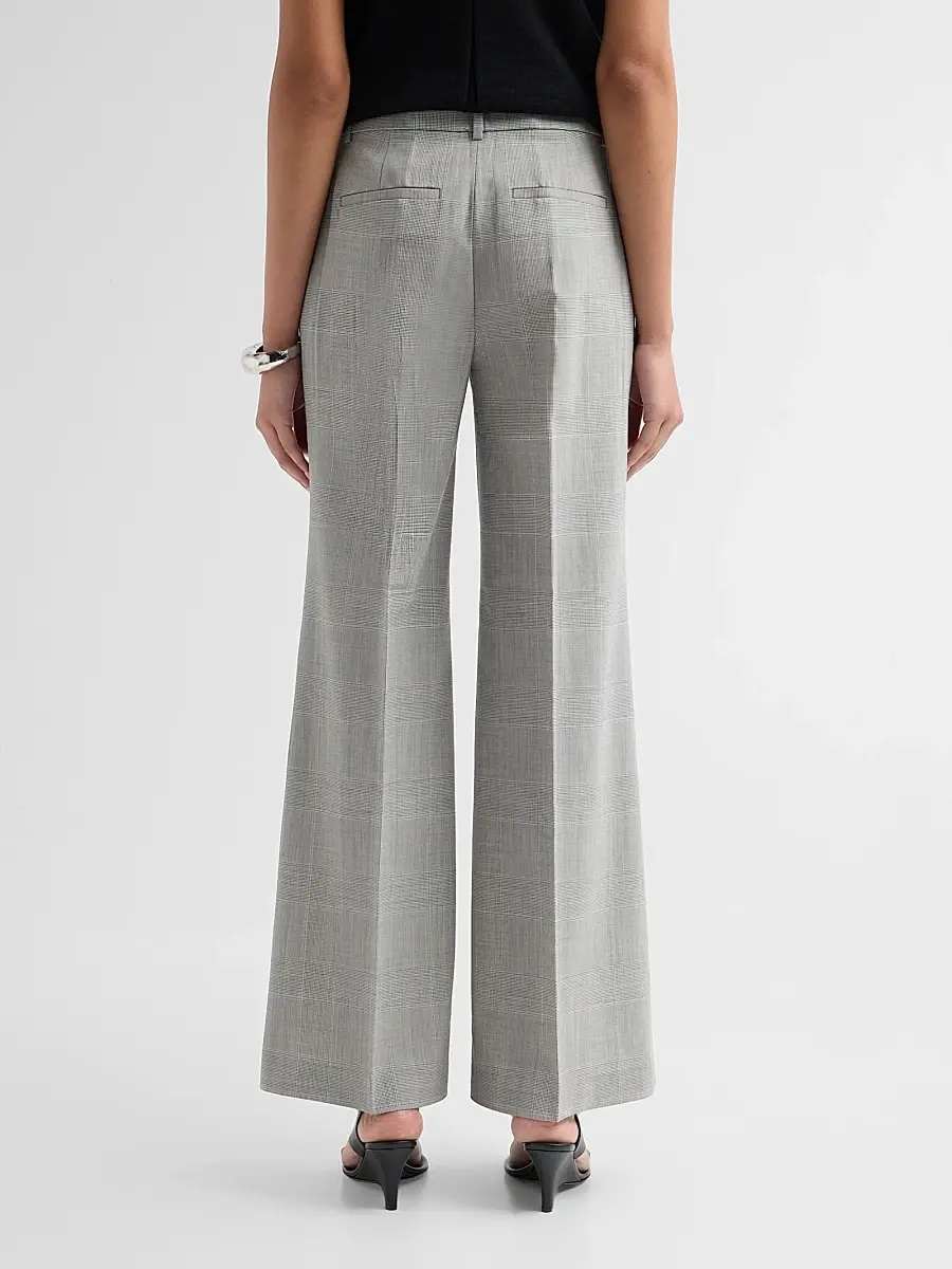 Theory Women's Fluid Flare High-Rise Pants | Thumbnail 3 Theory Women's Fluid Flare High-Rise Pants | Thumbnail 3