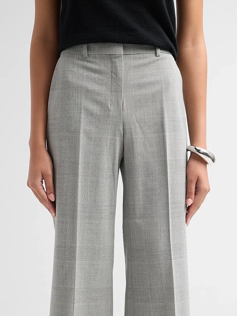 Theory Women's Fluid Flare High-Rise Pants | Thumbnail 5 Theory Women's Fluid Flare High-Rise Pants | Thumbnail 5