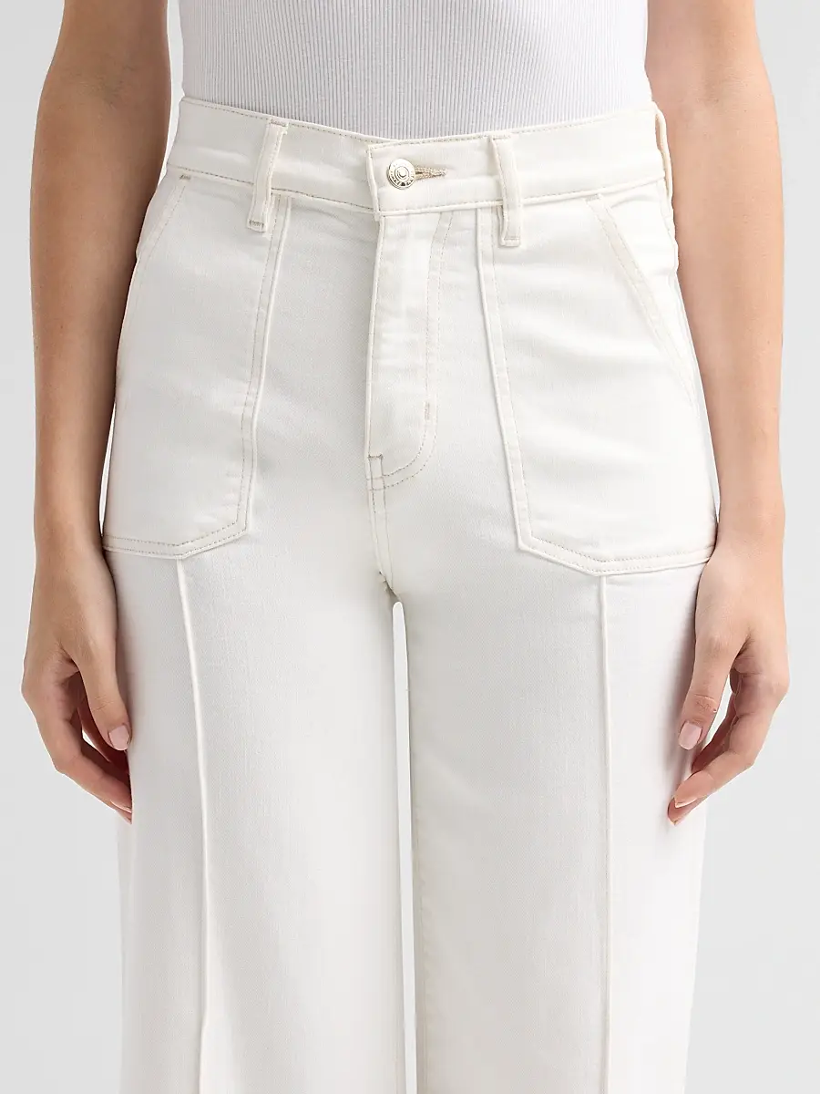 Frame Women's Le Slim Palazzo Pintuck Pocket Jeans | Thumbnail 5